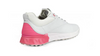 ECCO Women's S-Three Golf Shoe-White/Bubblegum
