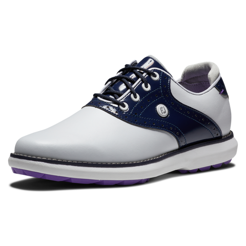 ECCO Women's Biom H4 Golf Shoes-White/Silver Grey