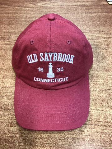 Old Saybrook Hat With Rope Crown Lighthouse