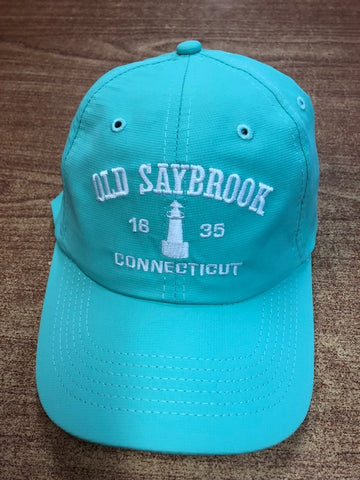 Old Saybrook Hat With Rope Crown Lighthouse