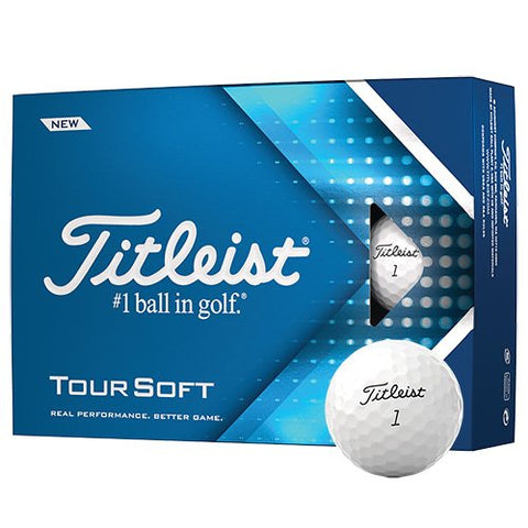 Titleist Tour Soft Golf Balls - Yellow