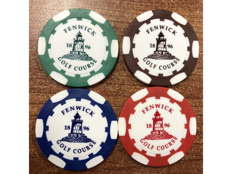 Fenwick Golf Poker Chip Ball Marker