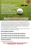 Tournament and Outing Program