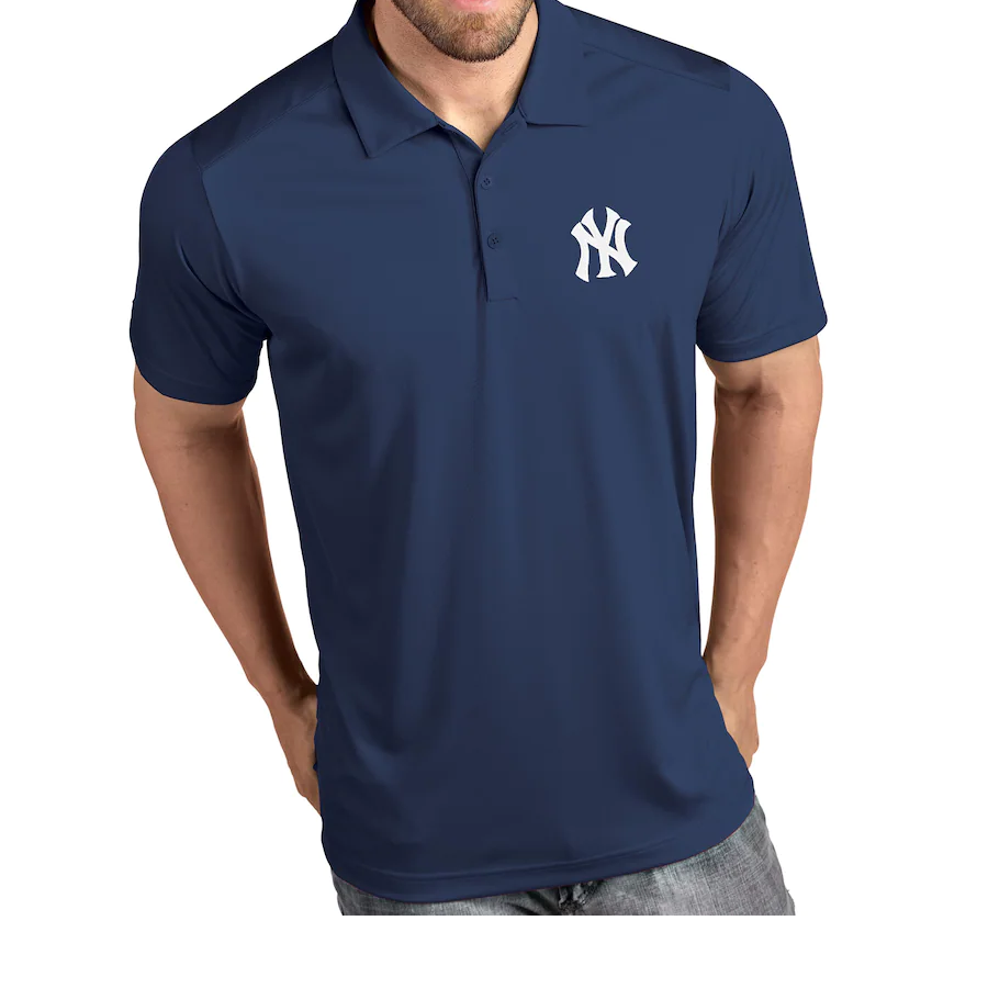 New York Yankees Pique Polo - Antigua – Essex Golf & Sportswear