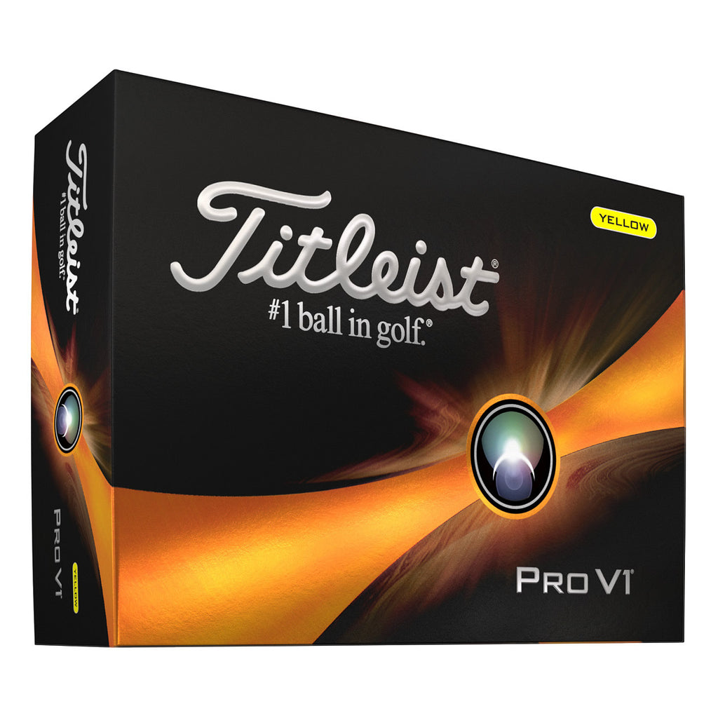 Titleist 2023 Pro V1 Balls - Yellow