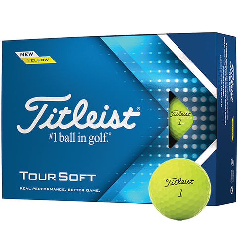 Titleist Tru-Feel Golf Balls, Yellow